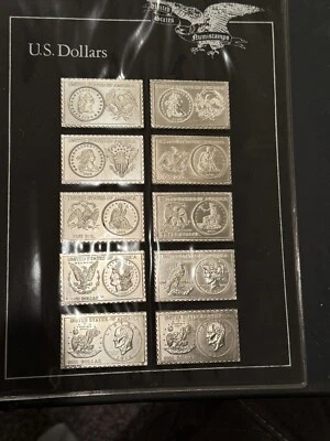 *Raro*Libro completo certificado (61+3 bonificación bicentenario) medallas Numistamp - Mort Reed Foto 1 de 4