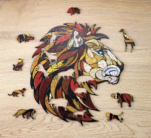Jigsaw Puzzle Lion - Picture 1 of 2