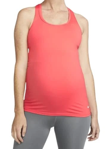Camiseta sin mangas de maternidad para mujer Nike Dri-FIT pequeña Madder Root CQ9295-814 Foto 1 de 1