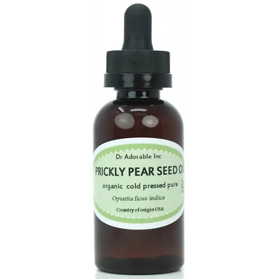 DR. ADORABLE 2 oz w/Dropper 100% Prickly Pear Seed Oil by Dr.Adorable Pure Organic Anti Aging
