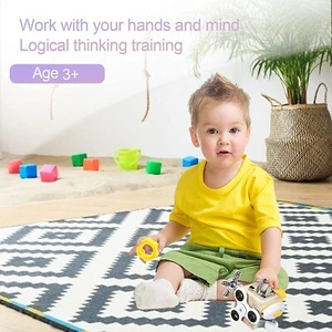 Busy Cube Toy Travel Toys for Kids & Toddlers Baby Activity Cube Educational - Picture 1 of 8