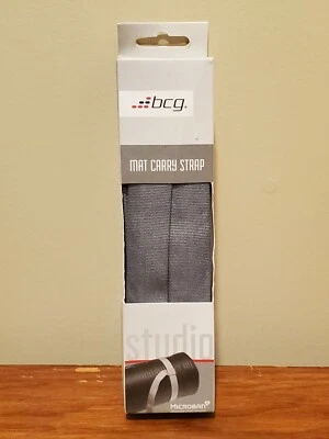 BCG Studio Yoga Mat Correa de Transporte con Protección Antimicrobiana Microban -- Gris Foto 1 de 2