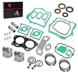 Oversize 0.5mm Piston & Ring Gasket Seal Top End Rebuild Kit for EZGO 4 Cycle... - Foto 1 di 5
