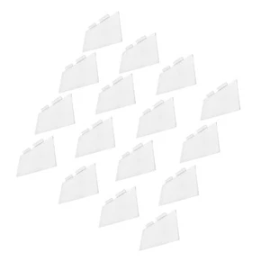100 Pc Slatwall Shoe Shelf 12''x 6'' Display Flat Styrene Clear Acrylic - Picture 1 of 3