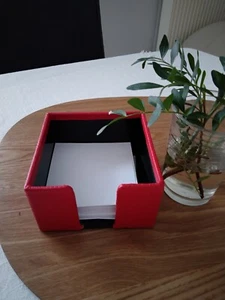 Notizzettelhalter Echtleder Notizblockhalter Notizblock - Bild 1 von 9