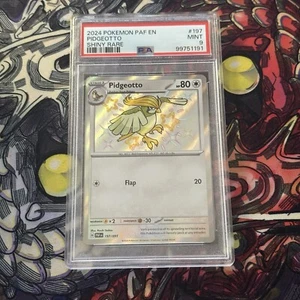 PSA 9 Pidgeotto 197/091 Shiny Rare, Pokémon Single, Paldea Evolved Mint - Foto 1 di 3