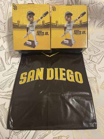 2 Fernando Tatis Jr. 2021 Bobble Head SD Padres &1 Tote Bag Cover