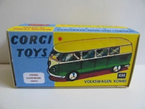 REPRODUCTION CORGI 434 REPRO VOLKWAGEN KOMBI BOX - BOX ONLY - Picture 1 of 2