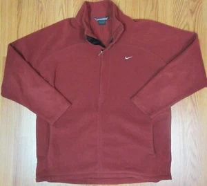 CHAQUETA DE COLECCIÓN NIKE 2001 para hombre DE LANA 1/2 CREMALLERA BORGOÑA Talla X-GRANDE, XL - Imagen 1 de 6