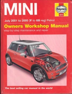 MINI ONE,MINI COOPER,COOPER S,BMW MINI,1.6,HAYNES MANUAL 2001-05 "NEW HARDBACK" - Picture 1 of 1