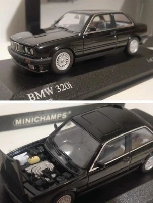 BMW 320i 3p. 1989 1/43 MINICHAMPS 3-SERIES LIMITED EDITION BLACK SCHWARZ COLOR - Immagine 1 di 4
