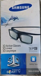 New Genuine SSG-5100GB 3D Active Shutter Glasses For Samsung D E F Series 3D TV - Picture 1 of 5