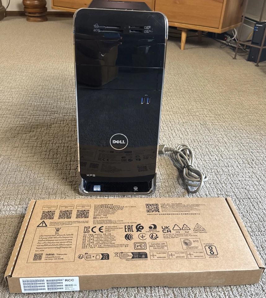 Dell XPS 8900, Intel Core i7-6700 @3.40Ghz, 16GB RAM, 1TB SSD, Win 10, Teclado Foto 1 de 4