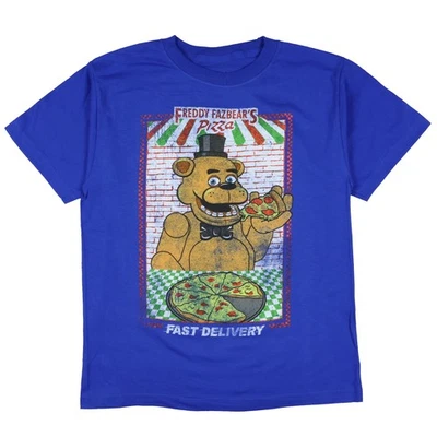 Camiseta Five Nights At Freddy's para niños Fazbears Pizza entrega rápida Foto 1 de 3