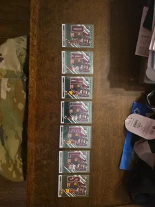 2025 Panini Donruss Elite Jayden Daniels Spellbound Green #8-14 set completo - Foto 1 di 8