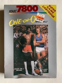 One-on-One Basketball (Atari 7800, 1987, CX7824) NIB Sealed