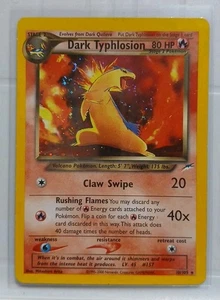 Pokémon TCG Dark Typhlosion 10/105 Neo Destiny Holo Foil Rare MP - Picture 1 of 13