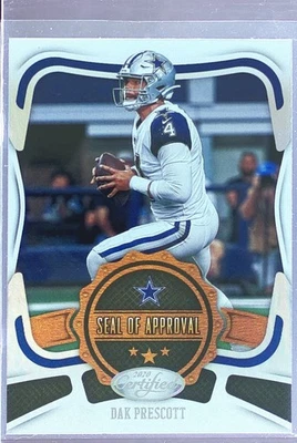 2020 Certified Dak Prescott #SA-DP Cowboys Seal of Approval - Image 1 of 2