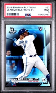 2019 Bowman Platinum #27 Vladimir Guerrero Jr. PSA 9 - Foto 1 di 2
