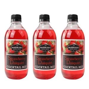 3X Hauraki Strawberry Daiquri White Rum Cocktail Mix 500ml Easy Mix makes 10L - Picture 1 of 4