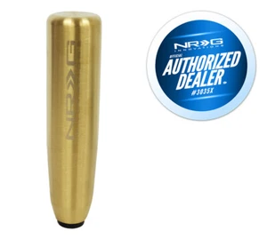 NRG 5" Shaft Style Weighted Gold Shift Knob - 12x1.5mm for VW, Lotus - Picture 1 of 5