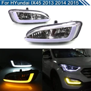 Daytime Running Lights LED DRL Fog Lamp Replacement Bumper For Hyundai Santa Fe - Bild 1 von 11
