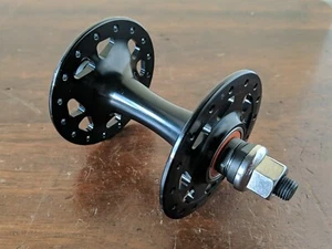 FORMULA TH-50 BLACK 32h FRONT Track Fixed Gear Bike Hub Sealed Cartridge Bearing - Picture 1 of 7