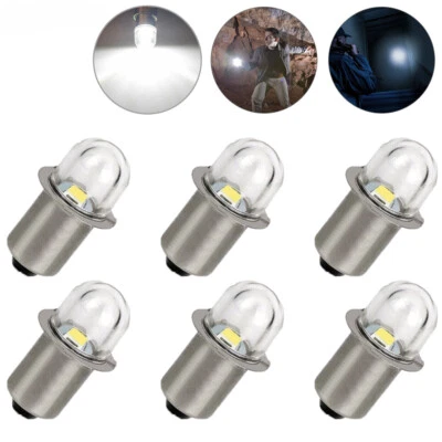 6X 18V LED Flashlight Bulbs For Dewalt Craftsman Ryobi Makita Hitachi Milwaukee - Image 1 of 4