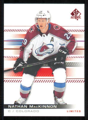 2019-20 SP Authentic Limited Red #97 Nathan MacKinnon - Image 1 of 2