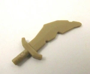LEGO Ninjago DkTan Minifigure Weapon Sword Scimitar with Nicks Réf 60752 - Picture 1 of 1