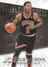 2013-14 Panini Basketball Knight School #10 Derrick Rose