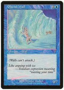 MTG Glacial Wall FOIL 7th Edition Uncommon NM - Picture 1 of 2