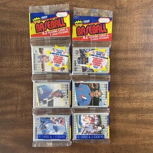 1989 Fleer Rack-Pack with Ken Griffey Jr. RC & Randy Johnson on Front (2) - Picture 1 of 4