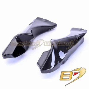 Ducati 748 916 996 998 100% Carbon Fiber Fibre Air Intake Tubes - Foto 1 di 4