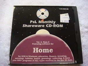 Vintage Software  PsL Monthly Shareware CD-Rom Vol 2 Number 9  circa Sept 1994 - Picture 1 of 7