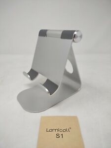 Cell Phone Stand Lamicall Phone Stand Cradle Dock Holder Silver Color