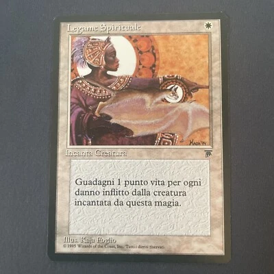 MTG Spirit Link Legends Italian language Enchant creature Magic the Gathering LP - Image 1 of 2