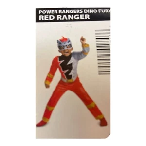 Disguise Power Ranger Dino Fury Red Ranger Costume Red Size 2T - Picture 1 of 1