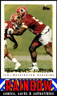 1995 Topps #244 Marvcus Patton    Washington Redskins - Image 1 of 2