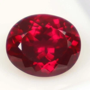 Untreated 4.75 Ct Natural Mozambique Red Ruby Oval Gemstone GIE Certified 1132 - Picture 1 of 8