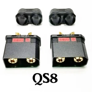 RCP-QS8 Connectors (2) MALE ONLY HIGH AMP ESC CONNECTOR - Picture 1 of 24