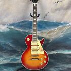 Guitare électrique Greco EG600PR 1979-Rouge Sunburst Rare 3 Pickup Ace Frehley LP