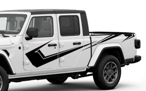 Kit de calcomanías gráficas de auto para Jeep Gladiator puerta lateral maletero carreras rayas - Imagen 1 de 6