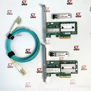 Mellanox MCX311A-XCAT ConnectX-3 EN 10G Ethernet 10GbE SFP+PCIe NIC 5M LC Cable - Picture 1 of 7