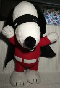 RARO Peanuts Gemmy Snoopy Greeter Door Halloween Peluche 19" Disfraz Capa 2015 - Imagen 1 de 7
