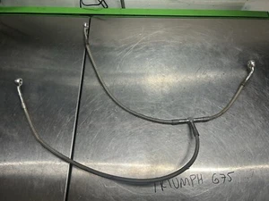 13 14 15 16 17 Triumph 675 675r Daytona Superbike SS FRONT BRAKE LINES STAINLESS - Picture 1 of 6