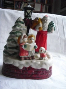🌹WEIHNACHTSSPIELUHR mit LATERNENLICHT, SPIELUHR Stille Nacht, ohne Batterien, - Bild 1 von 7