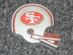 NFL Vtg SAN FRANCISCO RARE SILVER 49ERS RUBBER Football MAGNET Standings Board - Picture 1 of 2