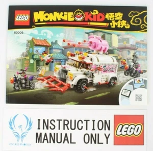 *Instruction Manual Only* for LEGO Set 80009 Monkie Kid - Pigsy’s Food Truck NEW - Picture 1 of 1