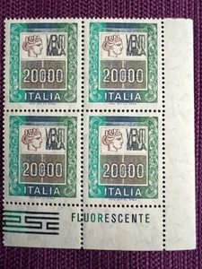 ITALIA 1987 QUARTINA ALTI VALORI LIRE 20000 - Imagen 1 de 1